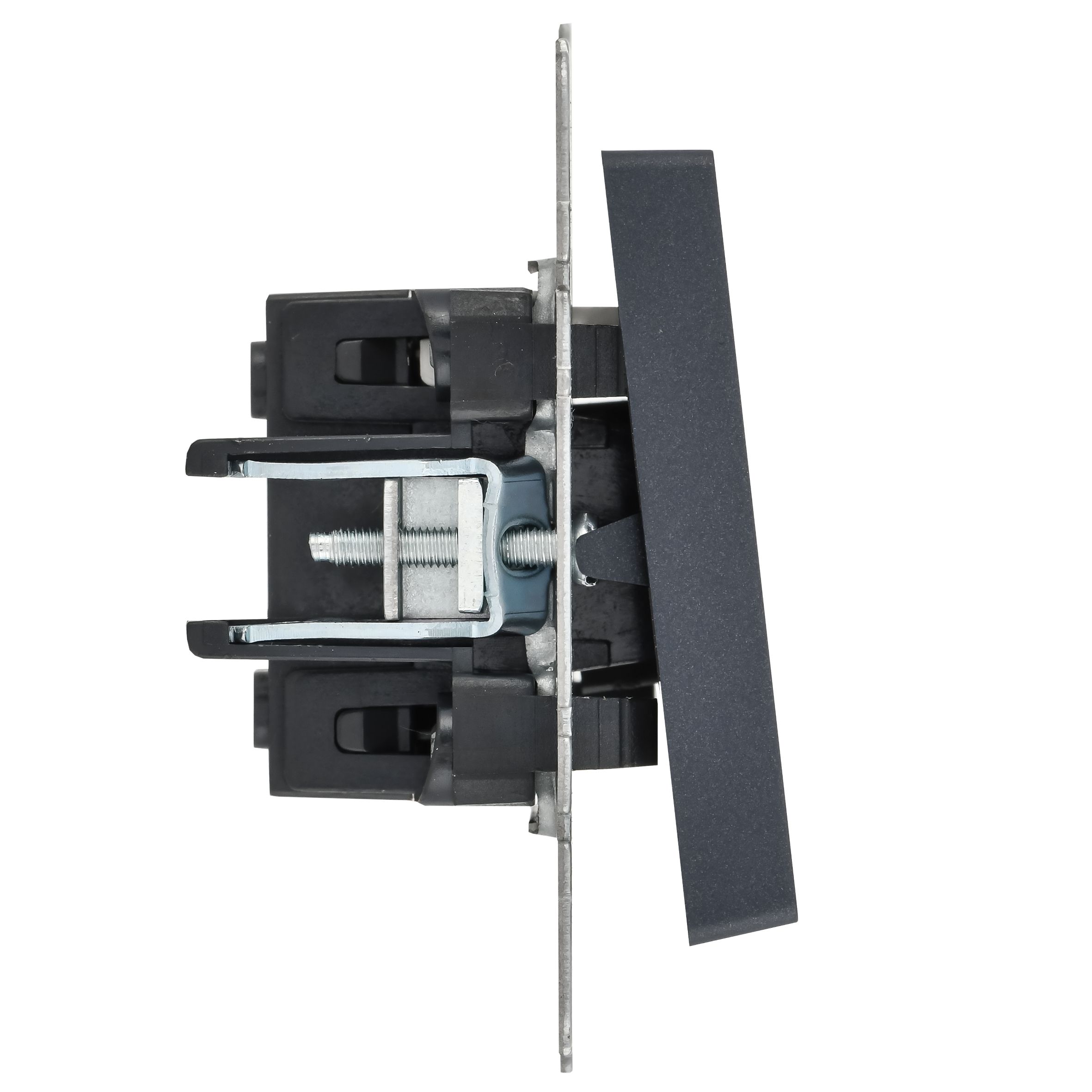 Выключатель 1-клавишный с индикацией 10А ВС10-1-1-БрМ маренго BRITE ИЭК