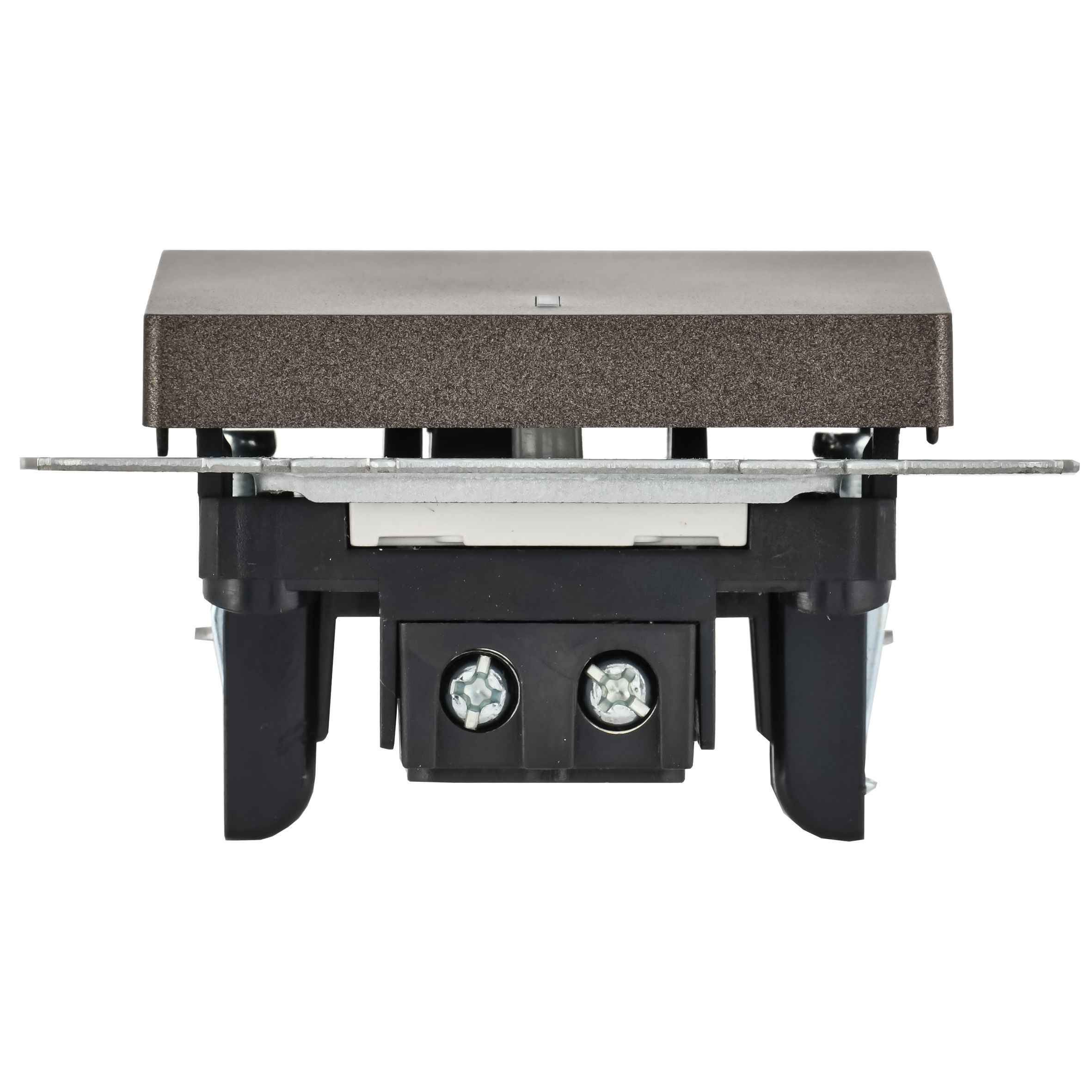 BRITE Выключатель 1-клавишный с индикацией 10А ВС10-1-1-БрТБ темная бронза ИЭК