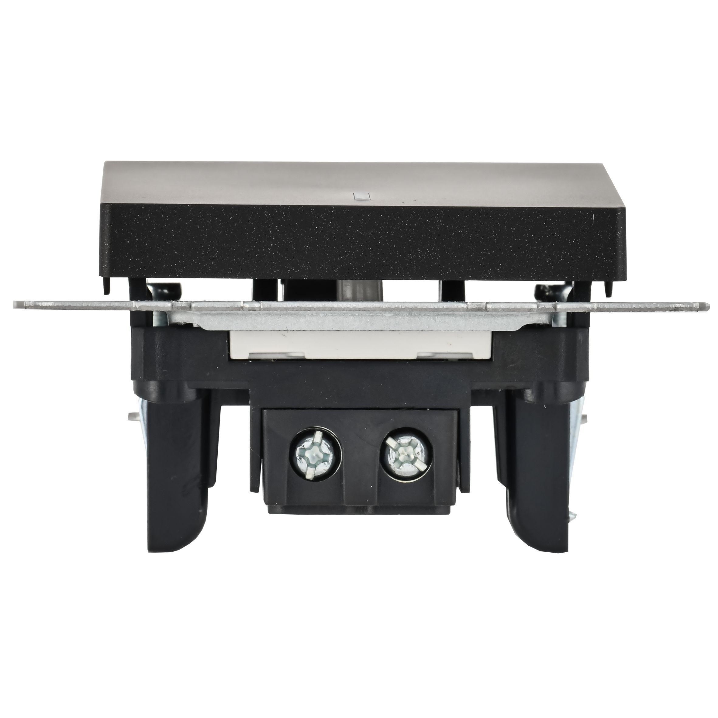 Выключатель 1-клавишный с индикацией 10А ВС10-1-1-БрЧ черный BRITE ИЭК