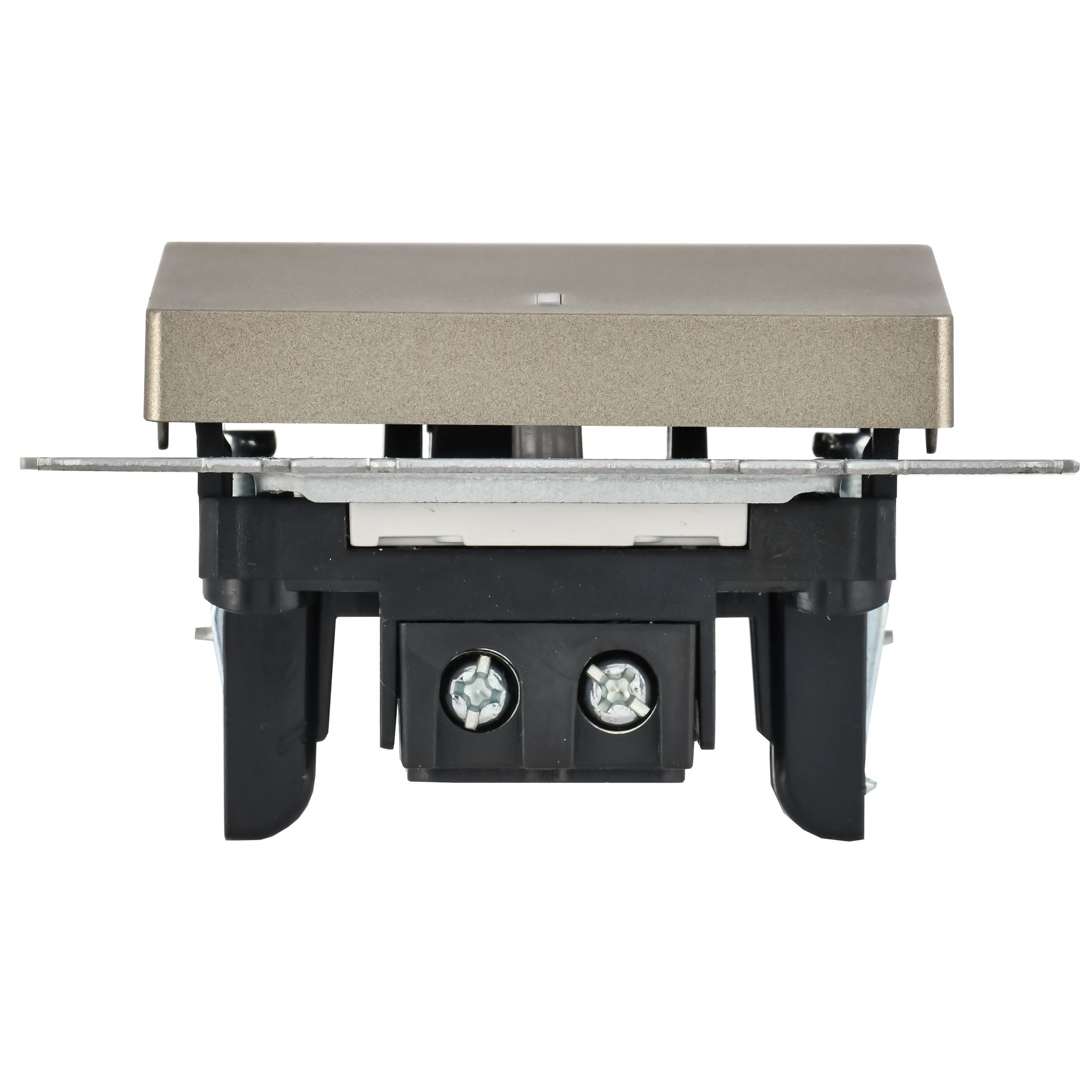 Выключатель 1-клавишный с индикацией 10А ВС10-1-1-БрШ шампань BRITE ИЭК