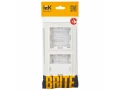 Рамка 2-местная РУ-2-БрБ белый BRITE ИЭК