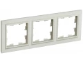 Рамка 3-местная РУ-3-БрКр бежевый BRITE ИЭК