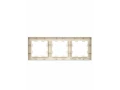 Рамка 3-местная РУ-3-БрКр бежевый BRITE ИЭК