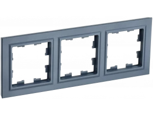 BRITE Рамка 3-местная РУ-3-БрМ маренго ИЭК