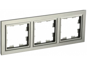 BRITE Рамка 3-местная РУ-3-БрШ шампань ИЭК