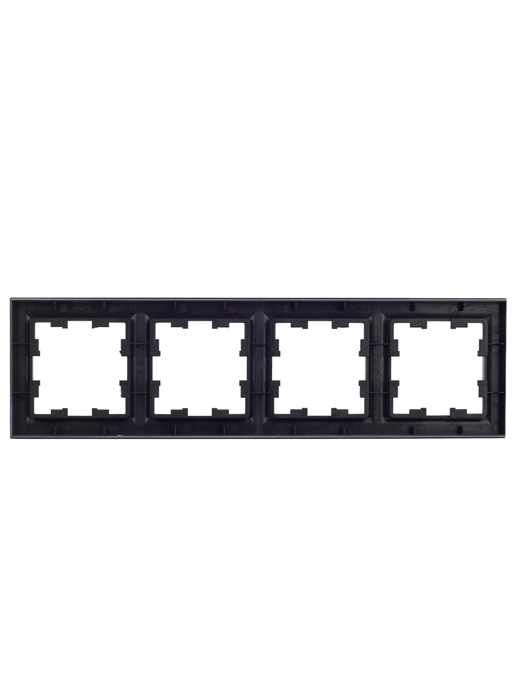 Рамка 4-местная РУ-4-БрТБ темная бронза BRITE ИЭК