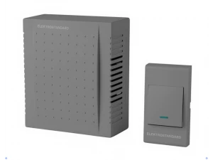 Дверной звонок DBQ26М WM 1M IP44 серый