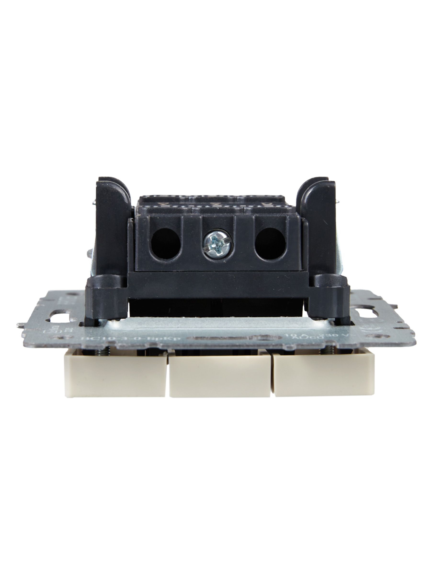 Выключатель 3-клавишный 10А ВС10-3-0-БрКр бежевый BRITE ИЭК