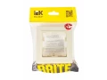 BRITE Рамка 1-местная IP44 РУ-1-БрКр-44 бежевый ИЭК