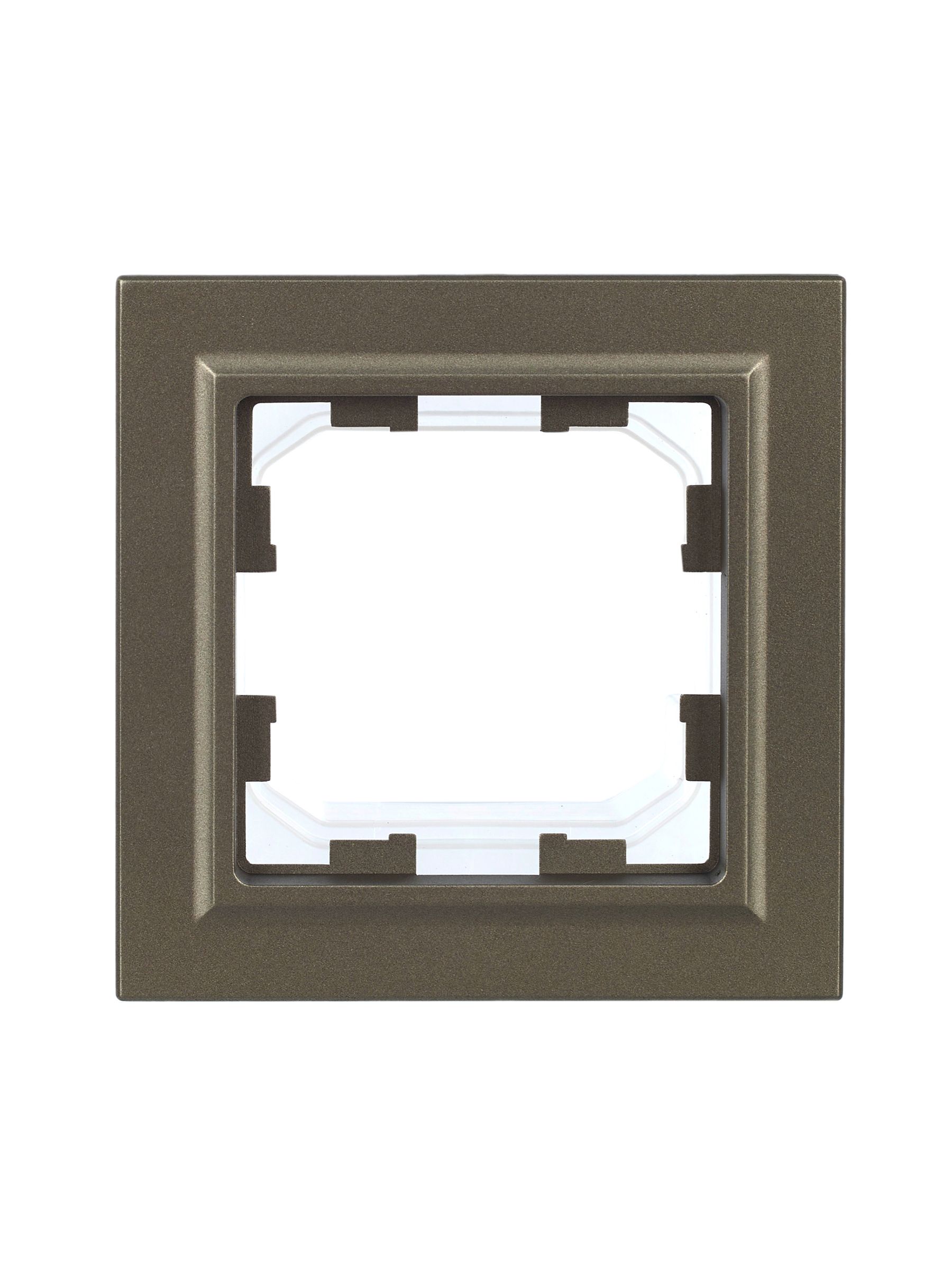 Рамка 1-местная IP44 РУ-1-БрШ-44 шампань BRITE ИЭК