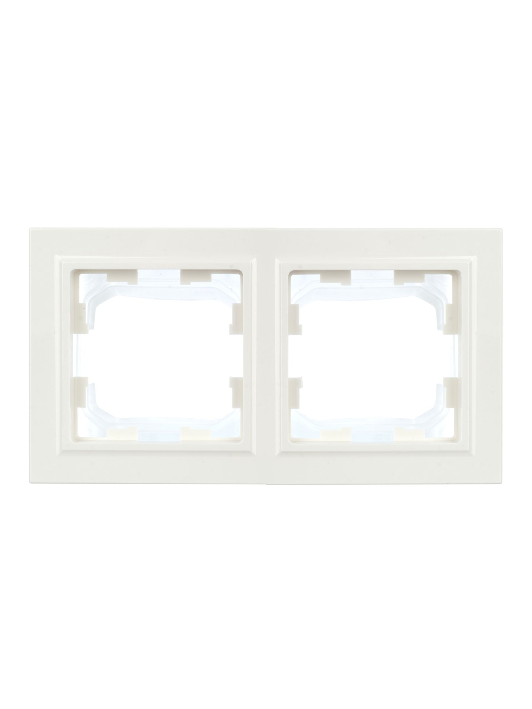 Рамка 2-местная IP44 РУ-2-БрБ-44 белый BRITE ИЭК