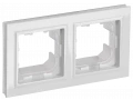 Рамка 2-местная IP44 РУ-2-БрБ-44 белый BRITE ИЭК