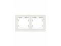 Рамка 2-местная IP44 РУ-2-БрБ-44 белый BRITE ИЭК