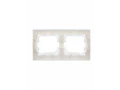 Рамка 2-местная IP44 РУ-2-БрБ-44 белый BRITE ИЭК