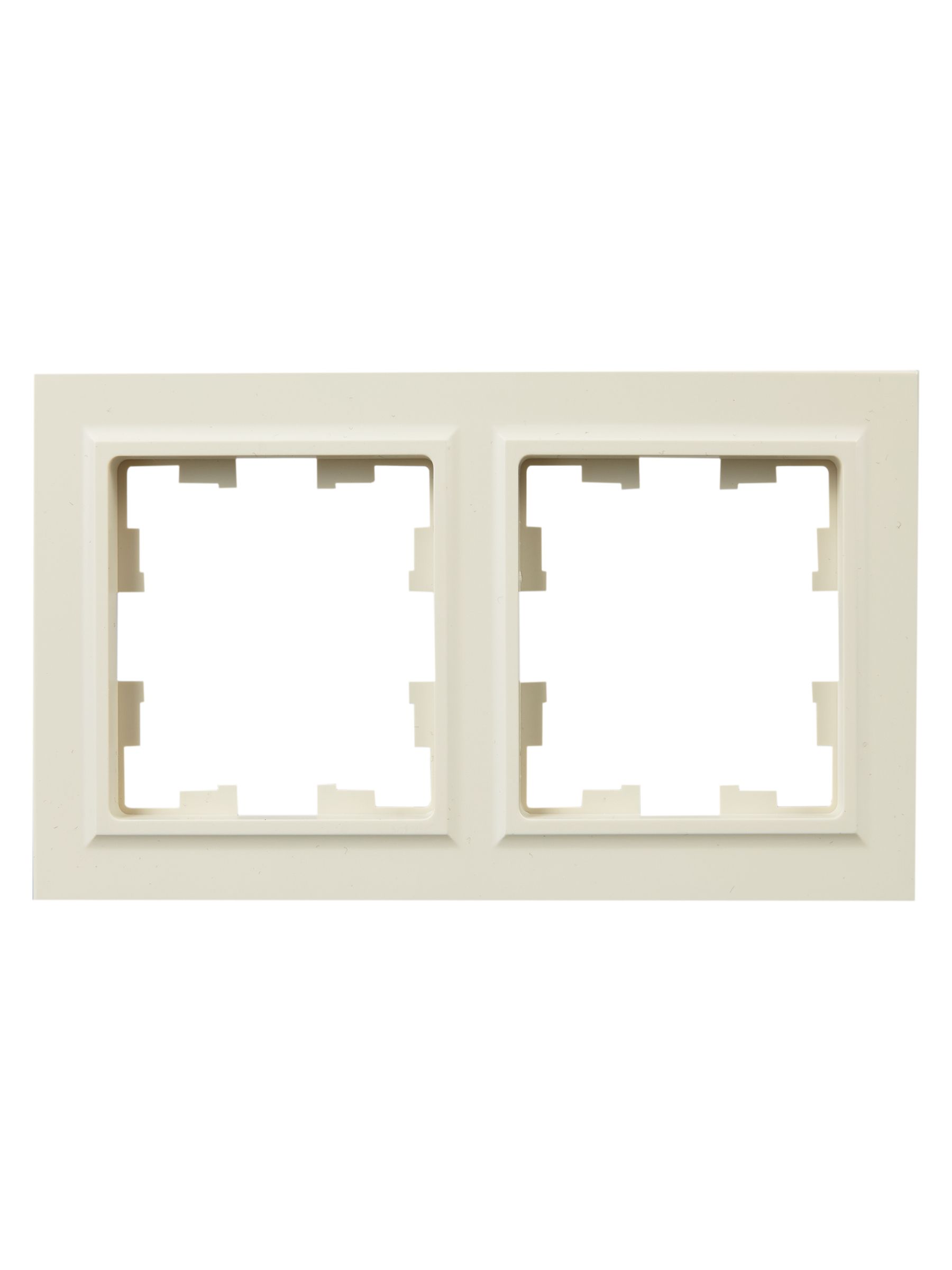 BRITE Рамка 2-местная IP44 РУ-2-БрКр-44 бежевый ИЭК