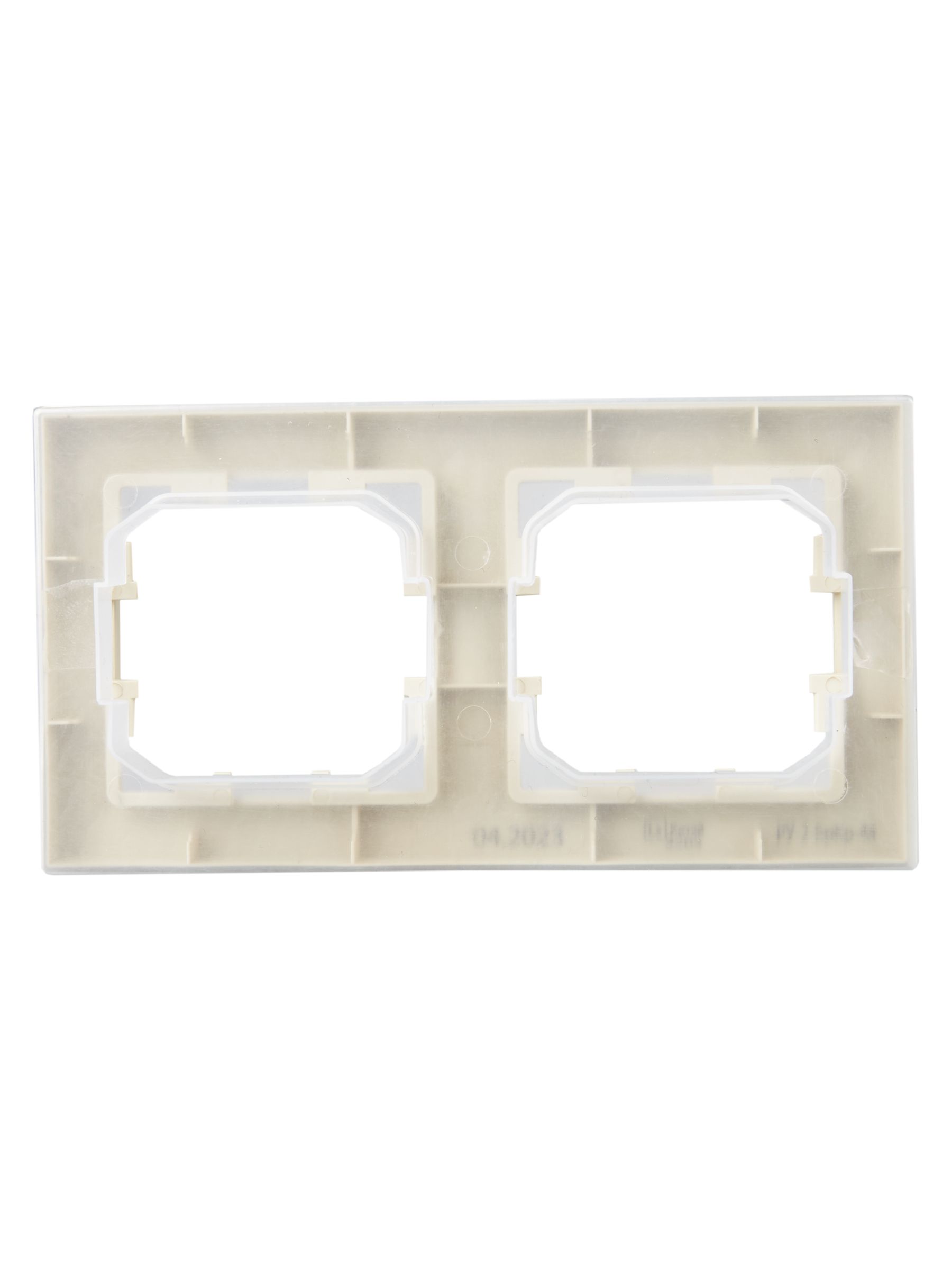 BRITE Рамка 2-местная IP44 РУ-2-БрКр-44 бежевый ИЭК