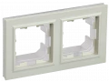 BRITE Рамка 2-местная IP44 РУ-2-БрКр-44 бежевый ИЭК