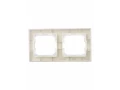 BRITE Рамка 2-местная IP44 РУ-2-БрКр-44 бежевый ИЭК