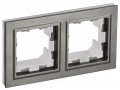 BRITE Рамка 2-местная IP44 РУ-2-БрШ-44 шампань ИЭК