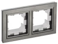 BRITE Рамка 2-местная IP44 РУ-2-БрШ-44 шампань ИЭК