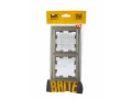 BRITE Рамка 2-местная IP44 РУ-2-БрШ-44 шампань ИЭК