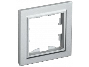 BRITE Рамка 1-местная IP44 РУ-1-БрА-44 алюминий ИЭК