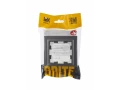 Рамка 1-местная IP44 РУ-1-БрС-44 сталь BRITE ИЭК