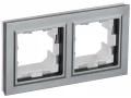 Рамка 2-местная IP44 РУ-2-БрС-44 сталь BRITE ИЭК