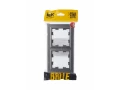 Рамка 2-местная IP44 РУ-2-БрС-44 сталь BRITE ИЭК