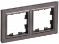 Рамка 2-местная IP44 РУ-2-БрТБ-44 бронза BRITE ИЭК