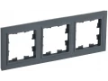 Рамка 3-местная РУ-3-БрГ графит BRITE ИЭК