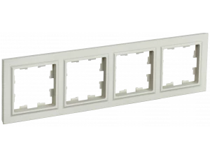 BRITE Рамка 4-местная РУ-4-БрКр бежевый ИЭК