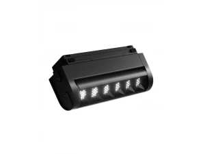 Трековый светильник M-TRACK GRILL поворотный с регулировкой угла 6W 4000K черный LEDAR