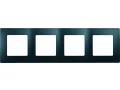 Рамка 4 места антрацит ETIKA /672584/