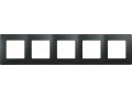 Рамка 5 мест антрацит ETIKA /672585/