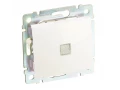 Выключатель 1-клавишный с подсветкой Valena белый /694261/