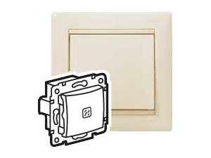 Выключатель с подсветкой Valena (Слон.кость) /695601/