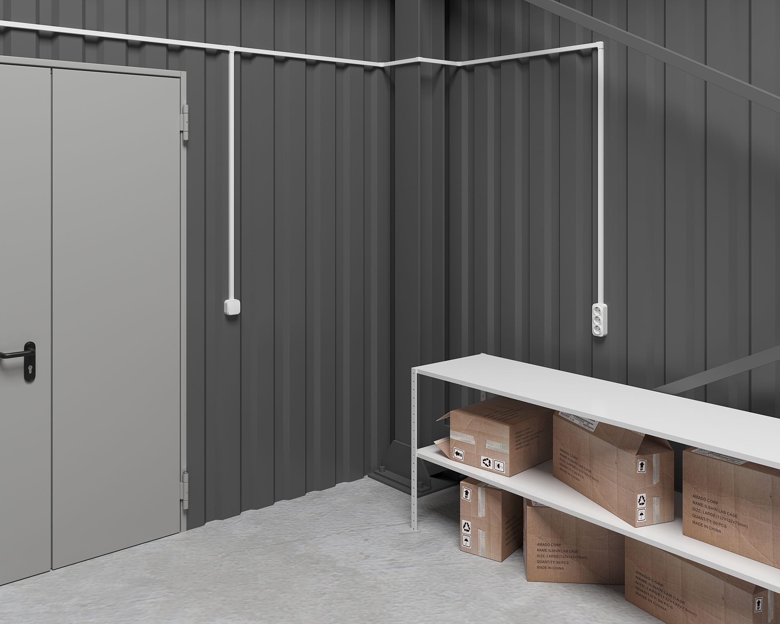 Выключатель 2-клавишный 10А белый /782202/