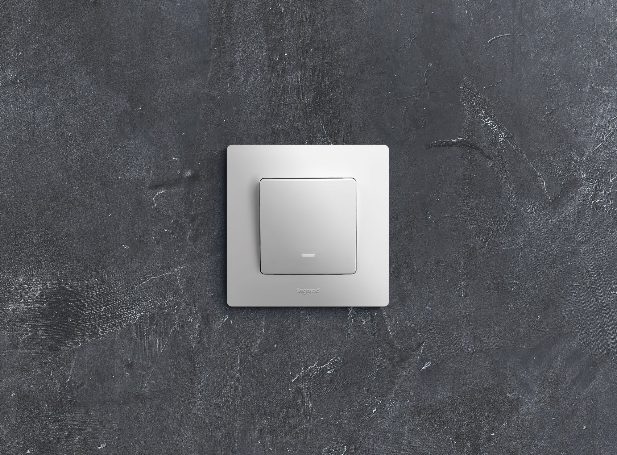 Выключатель 1-клавишный с подсветкой 10АХ винтовые белый /672203/