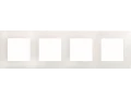 Рамка 4 места белый ETIKA /672504/