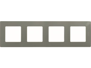 Рамка 4 мест светлая галька ETIKA /672524/