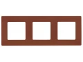 Рамка 3 места цвет какао ETIKA /672573/