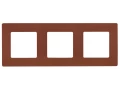 Рамка 3 места цвет какао ETIKA /672573/