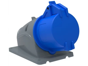 Розетка стационарная ССИ-123 32А-6ч/200-250В 2Р+РЕ IP44 MAGNUM ИЭК