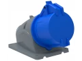 Розетка стационарная ССИ-123 32А-6ч/200-250В 2Р+РЕ IP44 MAGNUM ИЭК
