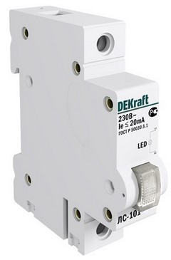 Лампа сигнальная ЛС101-1Р-WHI-LED /18010DEK/