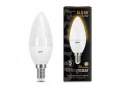Лампа Gauss Свеча 6.5W 520lm 3000K E14 LED 1/10/100