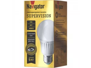 Лампа NLL-A60-9-230-4K-E27-FR-SV 80 549 Navigator