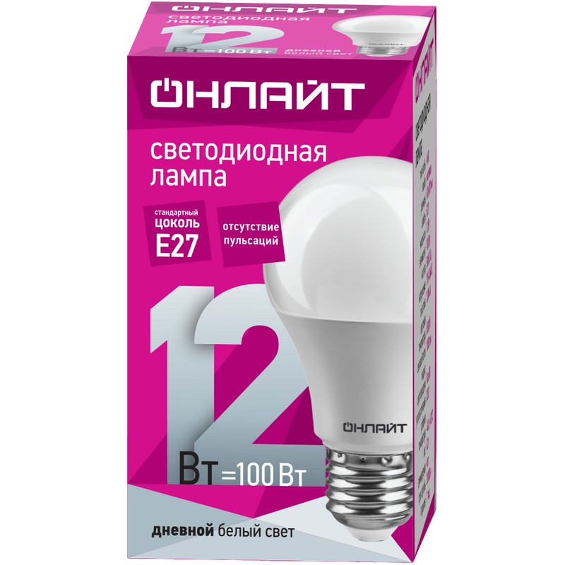 Лампа OLL-A60-12-230-6,5K-E27 61 141 Navigator