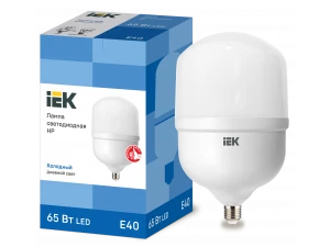 Лампа LED HP 65Вт 230В 6500К E40  ИЭК